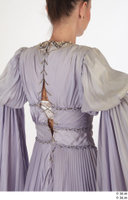  Photos Woman in Historical Dress 24 16th century Grey dress Historical Clothing decorated dress upper body 0006.jpg